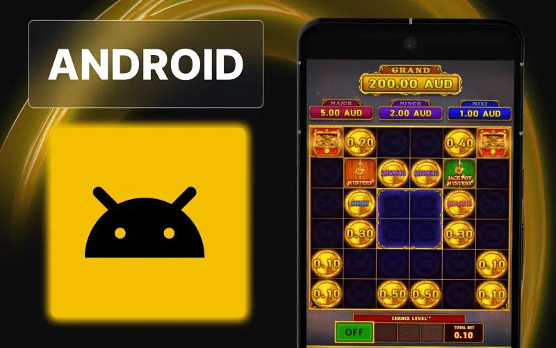 Install Golden Crown Android app to play 36 Coins slot on mobile.