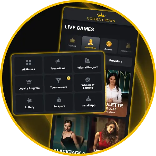 Enjoy the complete desktop experience on your mobile device with the Golden Crown app today.