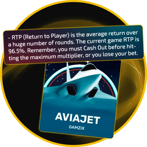 Play high-RTP crash game Aviajet by Gamzix to extend your gaming sessions at Golden Crown Casino.