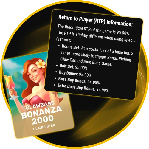 Play high-return slot titles like Clawbass Bonanza 2000 at Golden Crown Casino Australia.