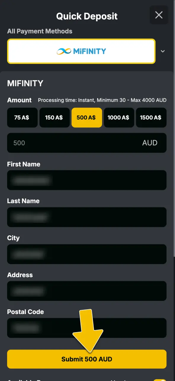 Choose an Australian-friendly payment method to fund your Golden Crown Casino account.