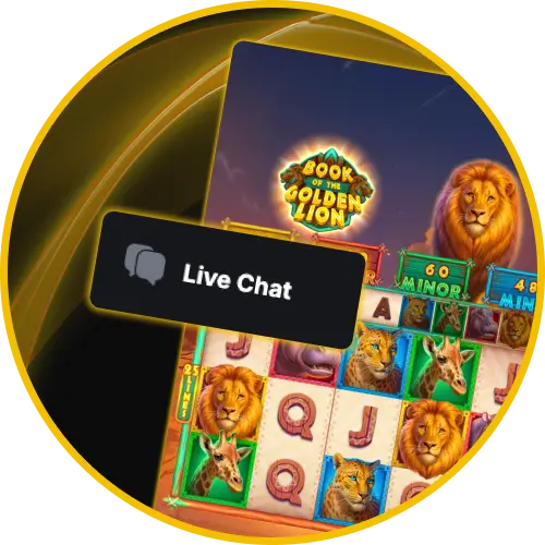 Access 24/7 live chat support for instant help at Golden Crown Casino.