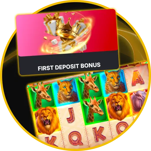 Play Book of the Golden Lion slot with welcome bonus offer at Golden Crown Casino Australia.