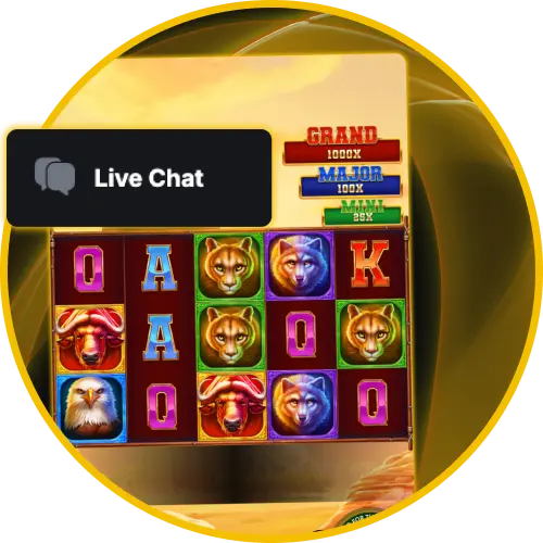 Get fast around-the-clock assistance from support agents at Golden Crown Casino.
