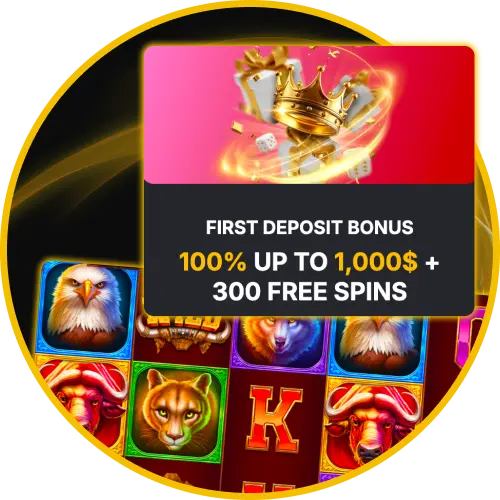 Boost initial balance to play Buffalo Hold and Win slot at Golden Crown Casino Australia.