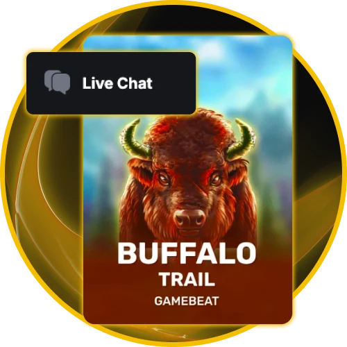 Get instant assistance on site for Buffalo Trail pokie at Golden Crown Casino.