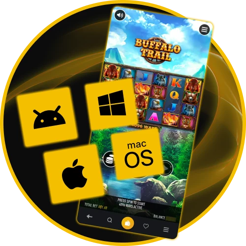 Access games seamlessly on desktop, Android, and iOS devices at Golden Crown Casino.
