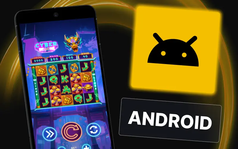 Download and install the official Golden Crown Casino Android app to play Cyber Dragon.