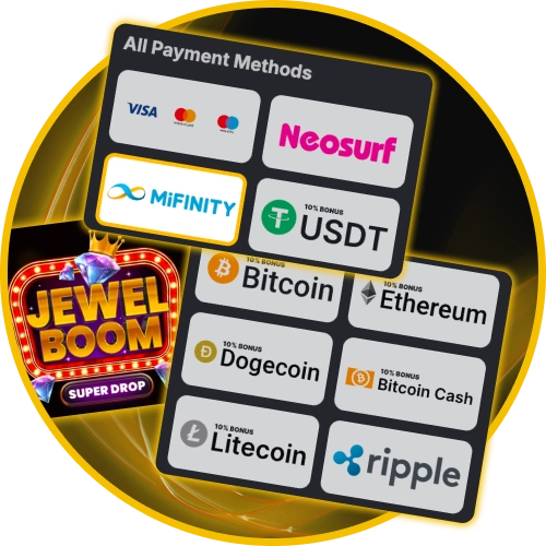 Withdraw your Jewel Boom Super Drop winnings quickly and securely at Golden Crown Casino Australia.