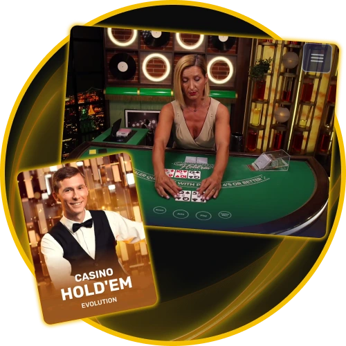 Enjoy an authentic studio setup designed like a physical casino floor at Golden Crown Casino.