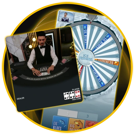 Watch transparent real-time shuffles, spins, and deals at Golden Crown Live Casino.
