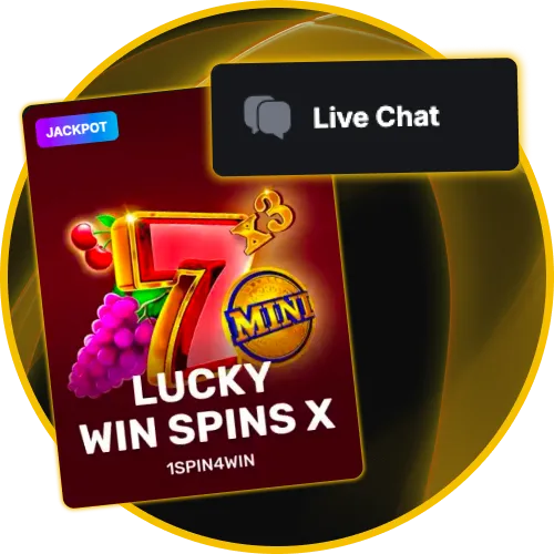 Get instant assistance day or night during Lucky Win Spins X sessions at Golden Crown Casino Australia.