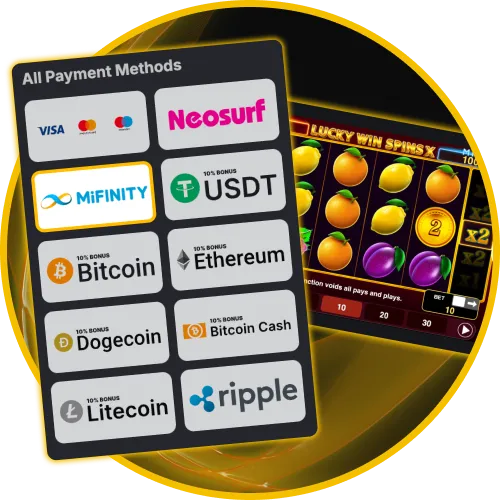 Deposit and withdraw using Neosurf, crypto, and AU-friendly options at Golden Crown Casino.