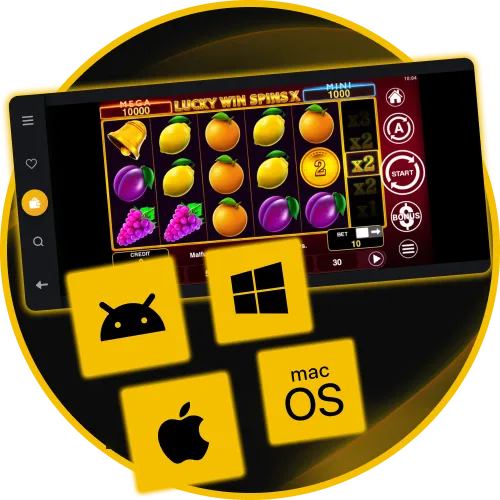 Access Lucky Win Spins X seamlessly on desktop, Android, and iOS at Golden Crown Casino.