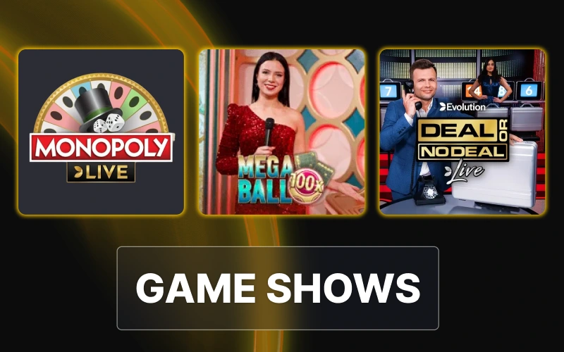 Experience live game shows at Golden Crown and play interactive bonus rounds today.