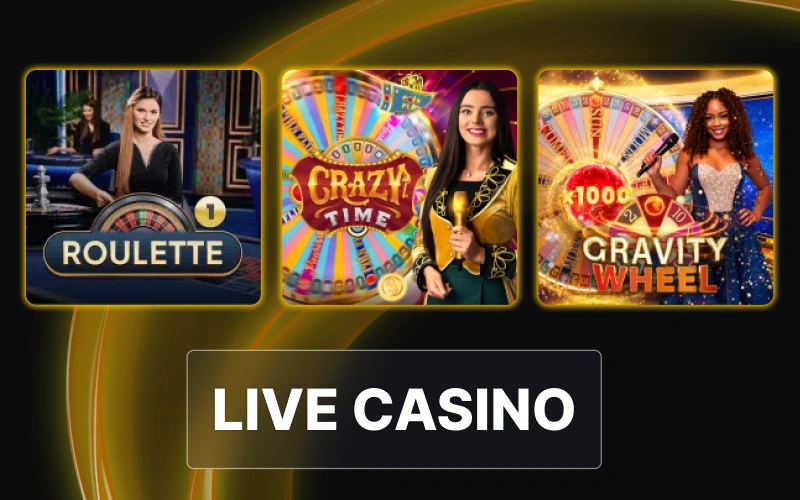 Play live casino games at Golden Crown and interact with real dealers in real time.