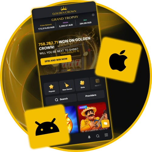 Play at Golden Crown on any mobile browser today and win real money.