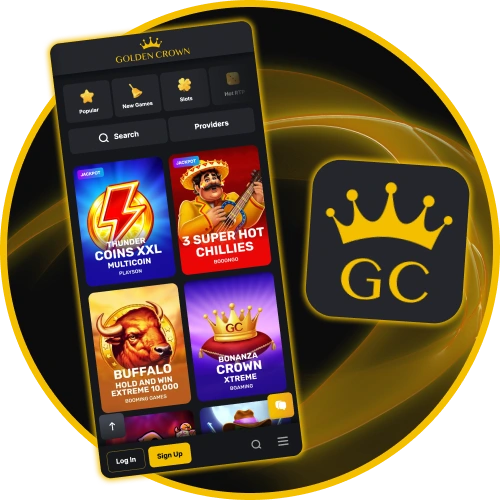 Play instantly at Golden Crown in your mobile browser without downloading any apps.