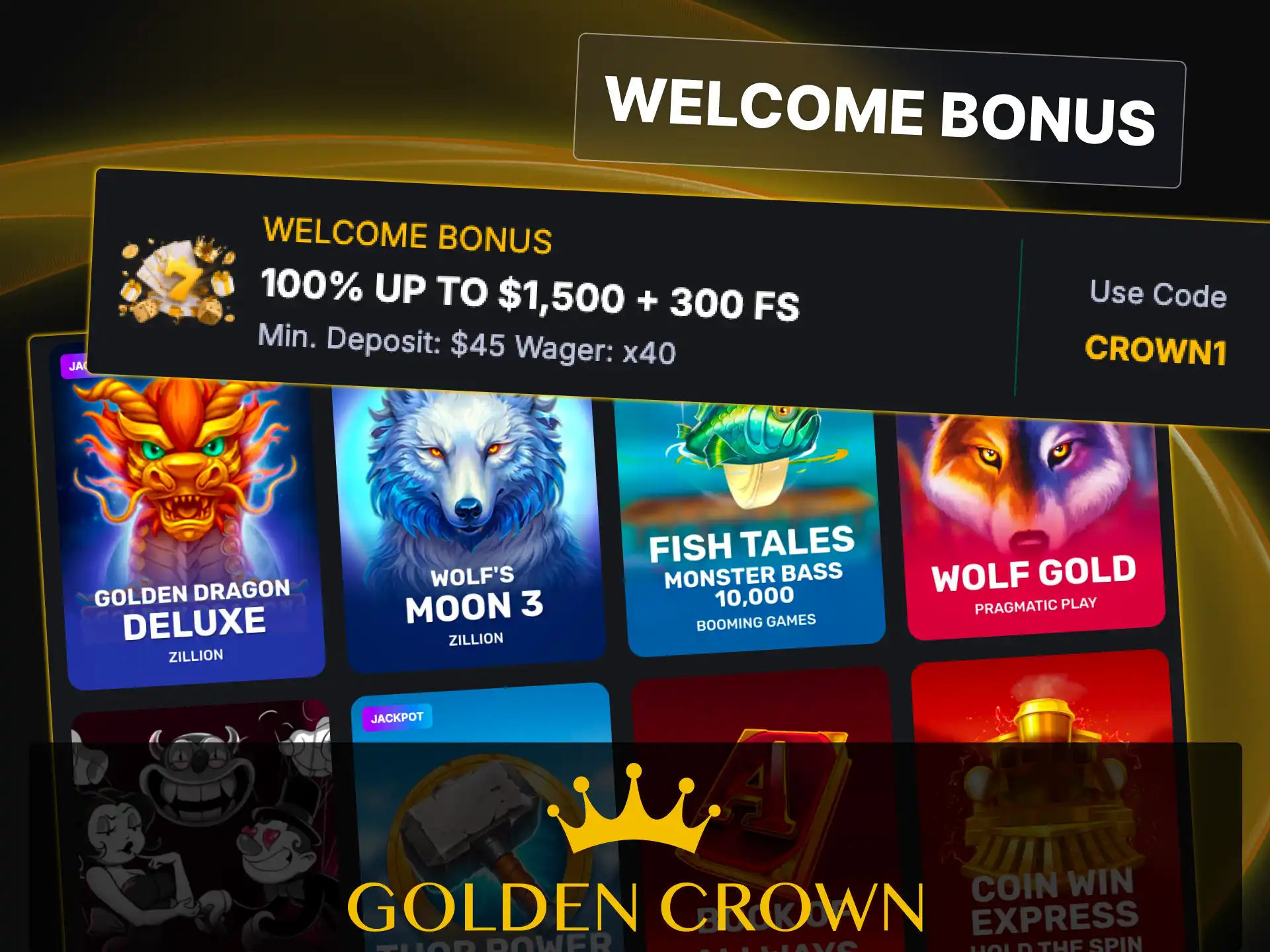 Unlock deposit bonus offers and rewards for online slot machines at Golden Crown Casino.
