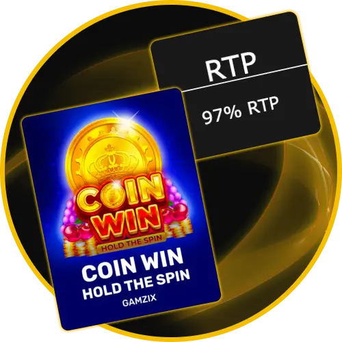Experience top payout return potential playing Sticky Coin Hold the Spin by Gamzix at Golden Crown Casino.