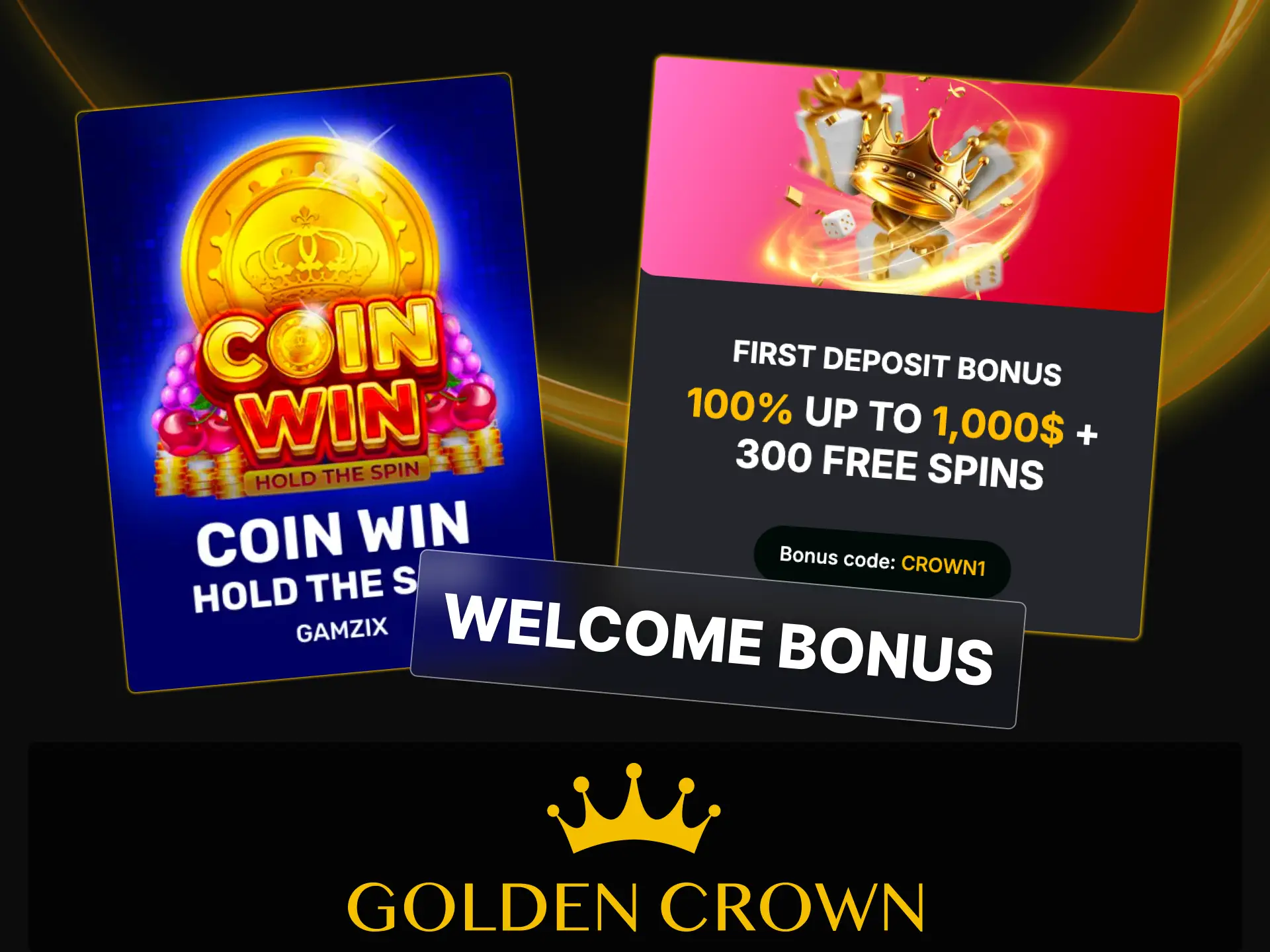 Register an account and fund your balance to unlock the Australian welcome offer at Golden Crown Casino.