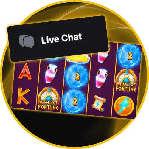 Get fast customer support anytime through the integrated live chat widget at Golden Crown Casino Australia.