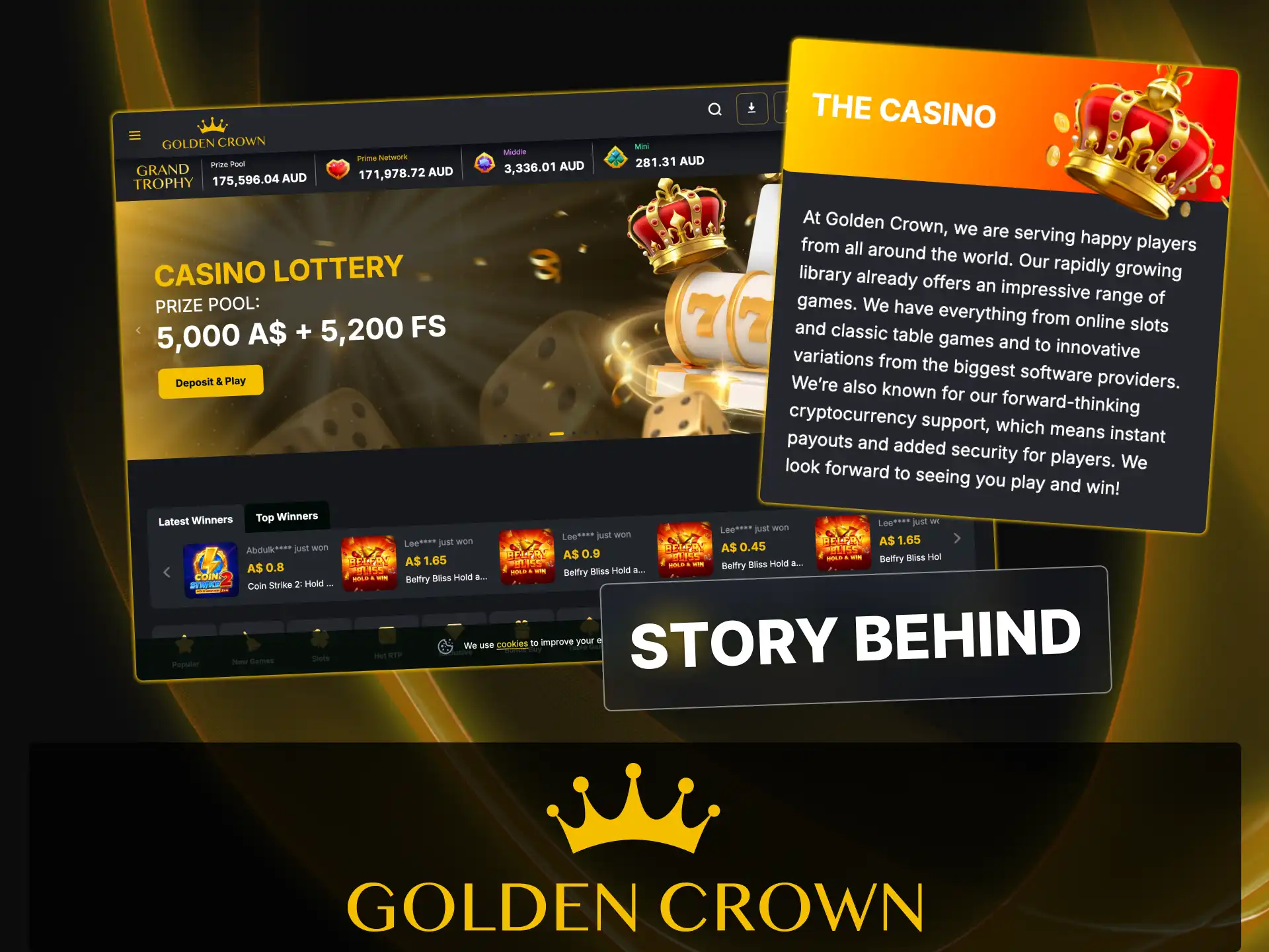 Discover the origin story and licensed global operation of Golden Crown Casino.
