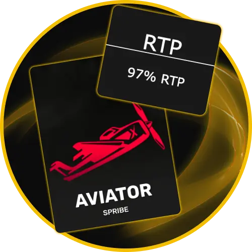 Play Spribe Aviator with transparent odds and 97 overall return rate on mobile or desktop at Golden Crown Casino.